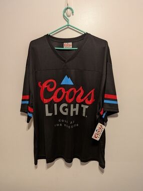 Coors Light Men's Black Logo Short Sleeve Tee